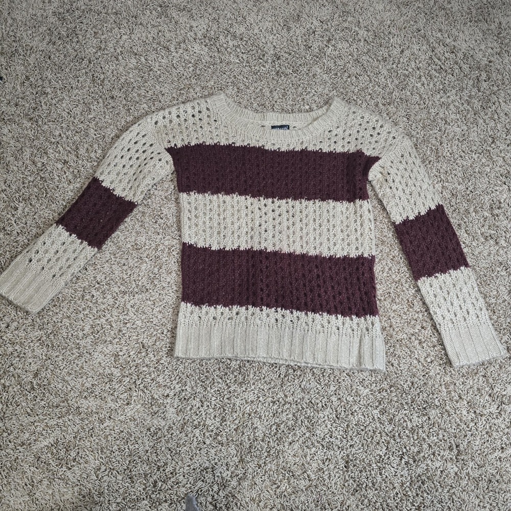 Wet Seal Crochet Sweater Women's Small Y2k